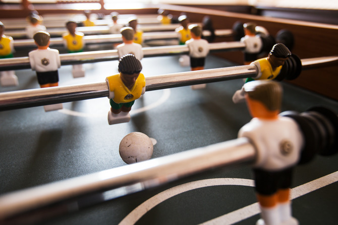 Ferienhaus in Sierksdorf - Pippis Ostsee-Traum - Galerieebene mit Kickertisch