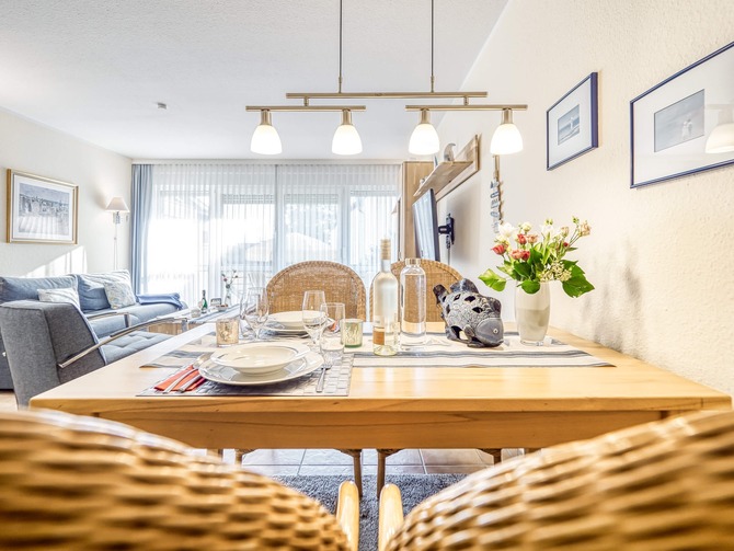 Ferienwohnung in Ostseeheilbad Zingst - Residenz am Strand, App. 1.03 - Essbereich