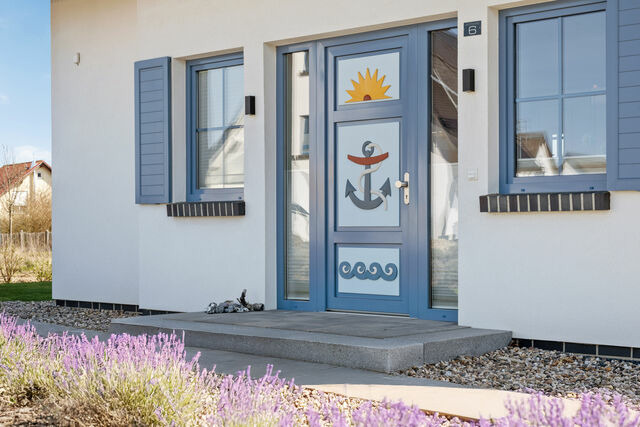 Ferienhaus in Dranske - Rügenzauber Reetdachhaus mit Sauna u. Kamin | Strandnähe | Garten - Bild 22
