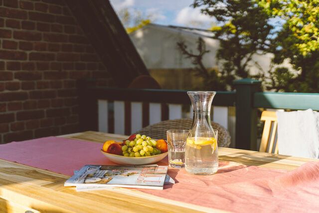 Ferienwohnung in Maasholm - Gut Oehe Ferienwohnung mit Balkon - Bild 4
