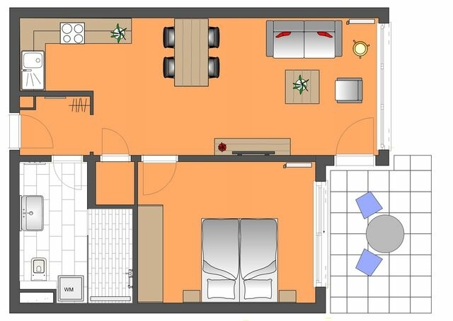 Ferienwohnung in Ahlbeck - (Brise) Strandresidenz Else Marie App. 0.10 - Bild 21