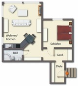 Ferienwohnung in Seebad Bansin - (Brise) Villa Kurf&uuml;rst App. 01 - Bild 13